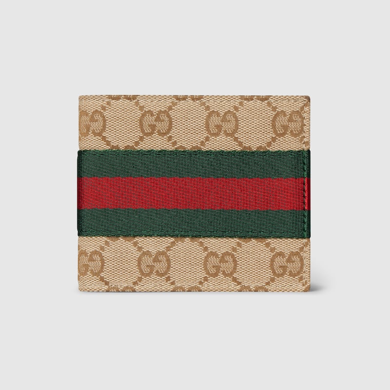 Gucci Bi-fold Wallet With Web