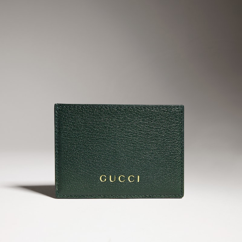 Gucci Card Case With Gucci Lettering | Thumbnail 3 Gucci Card Case With Gucci Lettering | Thumbnail 3