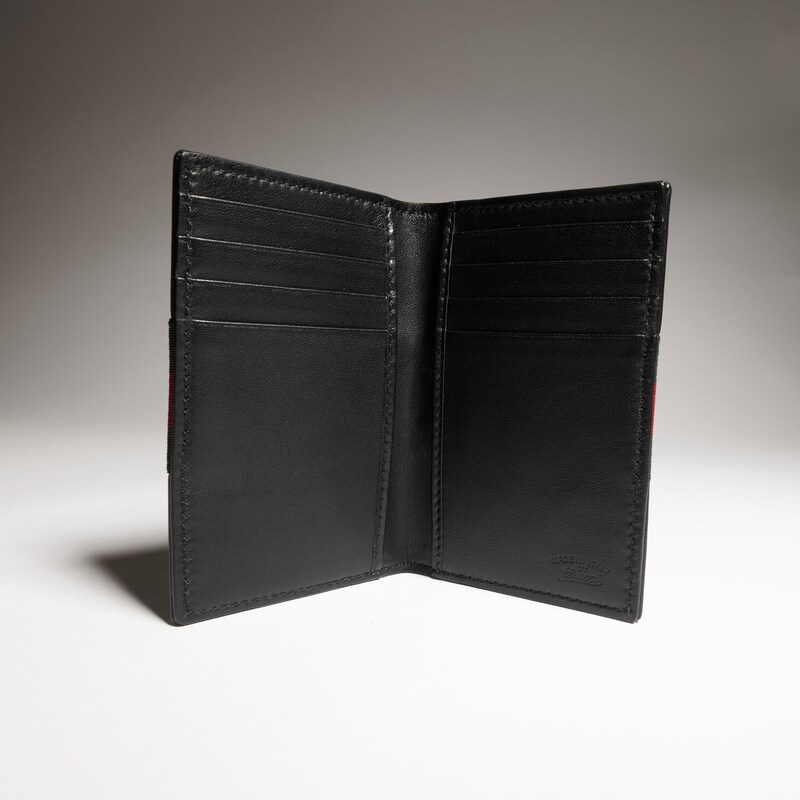 Gucci Web Trademark Card Case | Thumbnail 2 Gucci Web Trademark Card Case | Thumbnail 2