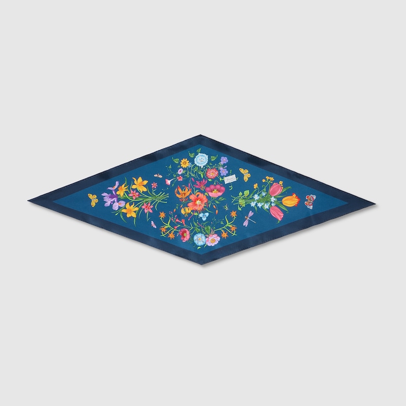 Printed Silk Twill Scarf