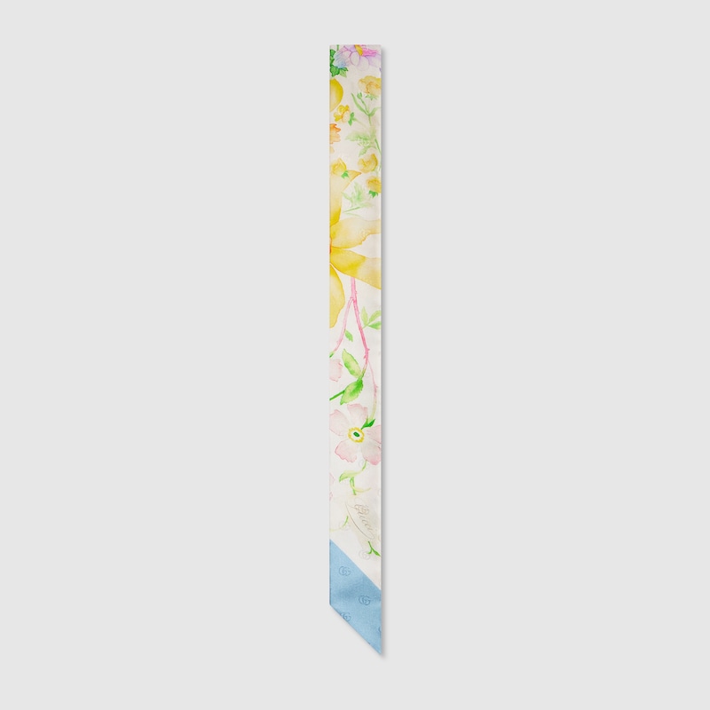 Printed Double G Silk Ribbon Printed Double G Silk Ribbon
