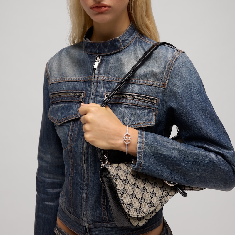 Gucci Crystal Bracelet With Interlocking G | Thumbnail 2 Gucci Crystal Bracelet With Interlocking G | Thumbnail 2