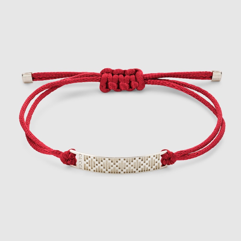 Gucci Diamante Cord Bracelet