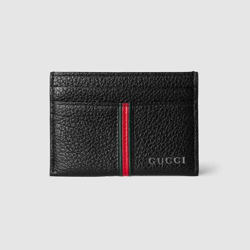 Gucci Card Case With Web