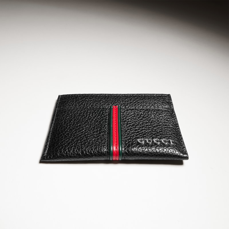 Gucci Card Case With Web | Thumbnail 3 Gucci Card Case With Web | Thumbnail 3