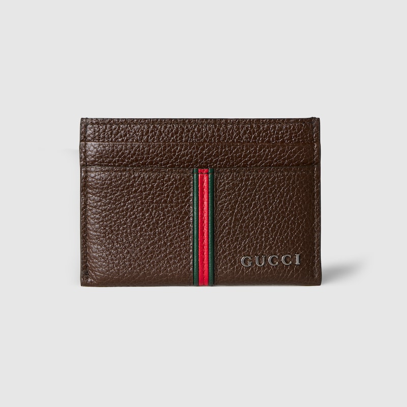 Gucci Card Case With Web