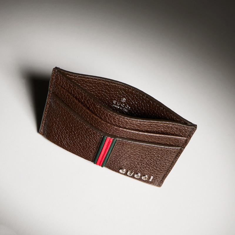 Gucci Card Case With Web | Thumbnail 2 Gucci Card Case With Web | Thumbnail 2