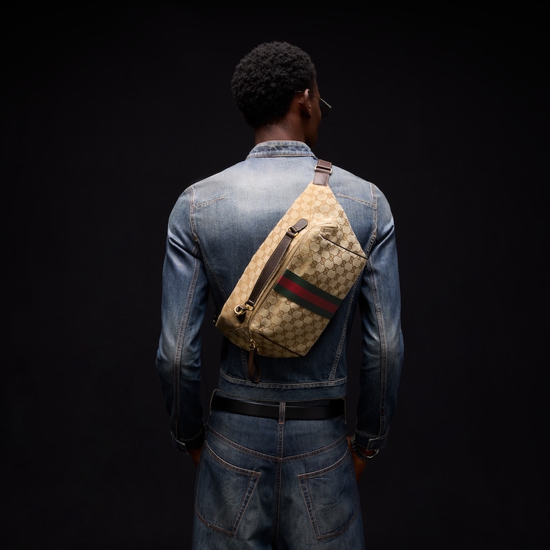 Gucci Small Crossbody Bag With Web | Thumbnail 2 Gucci Small Crossbody Bag With Web | Thumbnail 2