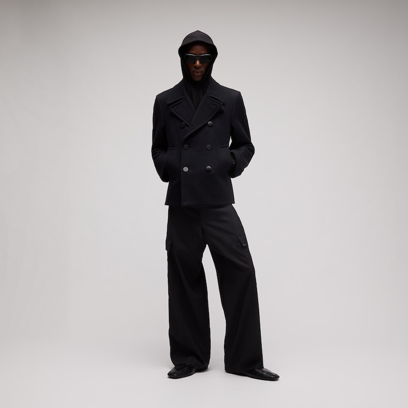 Gucci Felted Wool Coat With Embroidery | Thumbnail 2 Gucci Felted Wool Coat With Embroidery | Thumbnail 2