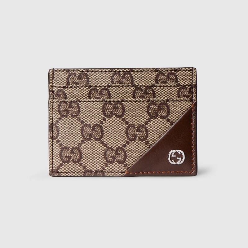 Gucci Card Case Wallet With Interlocking G