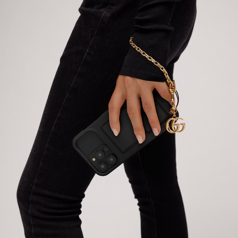 Gucci Lanyard Phone Holder With Double G | Thumbnail 2 Gucci Lanyard Phone Holder With Double G | Thumbnail 2