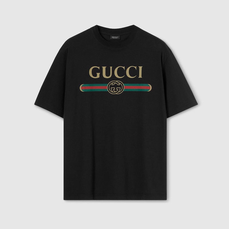 Gucci Silk Blend Jersey T-shirt With Print