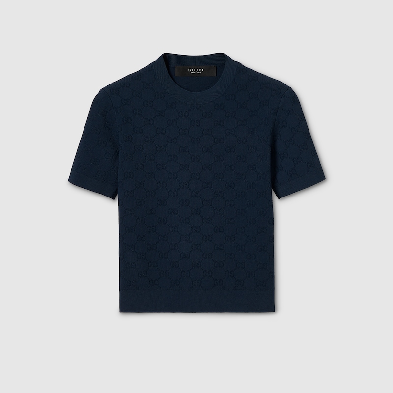 Gucci GG Fine Fabric Jacquard Top
