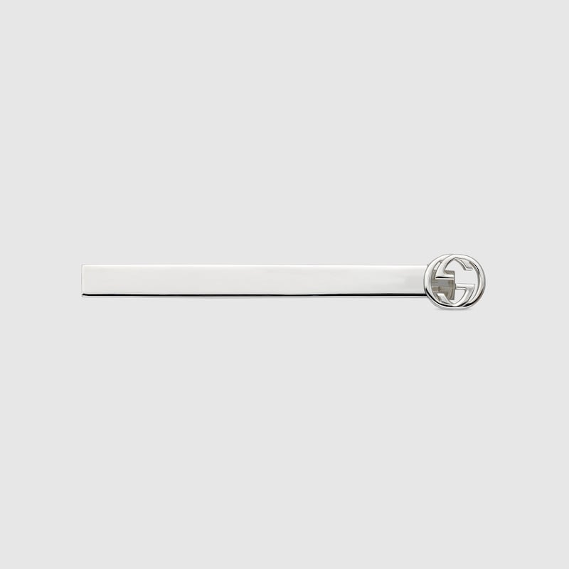 Gucci Tie Bar With Interlocking G