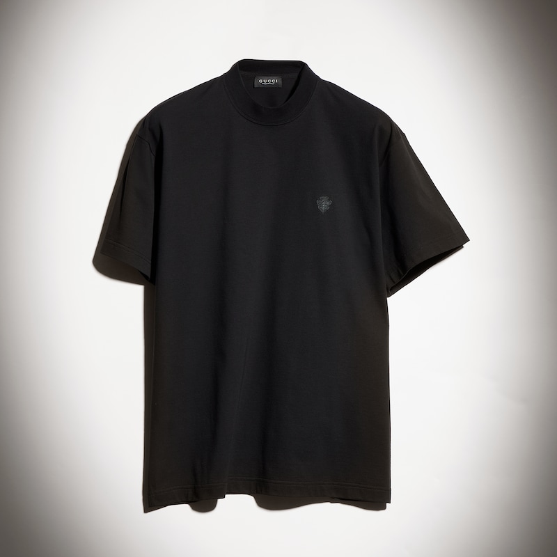 Gucci Cotton Jersey T-shirt With Embroidery | Thumbnail 2 Gucci Cotton Jersey T-shirt With Embroidery | Thumbnail 2