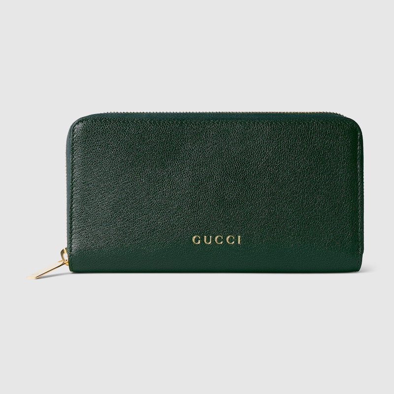 Zip Around Wallet With Gucci Lettering Zip Around Wallet With Gucci Lettering