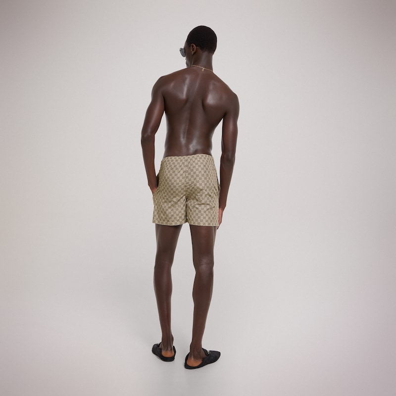 Gucci Printed Polyester Poplin Swim Shorts | Thumbnail 3