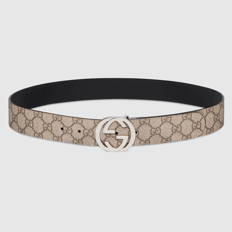Gucci Reversible Belt With Interlocking G Buckle