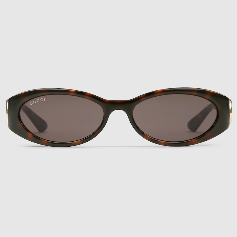 Gucci Oval Frame Sunglasses