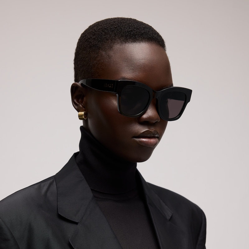 Gucci Butterfly Frame Sunglasses | Thumbnail 3 Gucci Butterfly Frame Sunglasses | Thumbnail 3