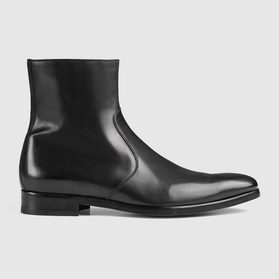 Black Leather boot GUCCI® Canada