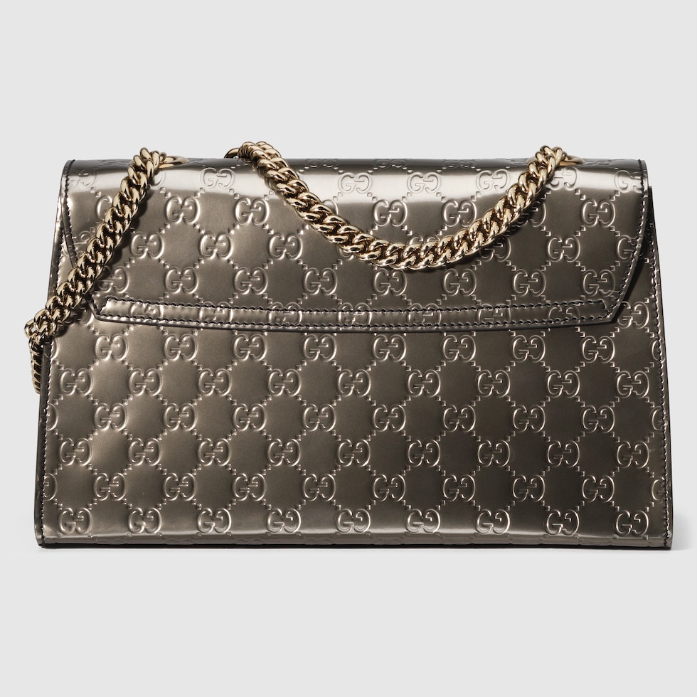 gucci emily guccissima chain shoulder bag