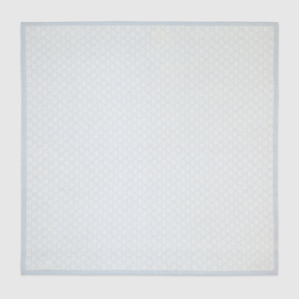 グッチ キッズ〔ベビー〕GGパターン ウール ブランケット