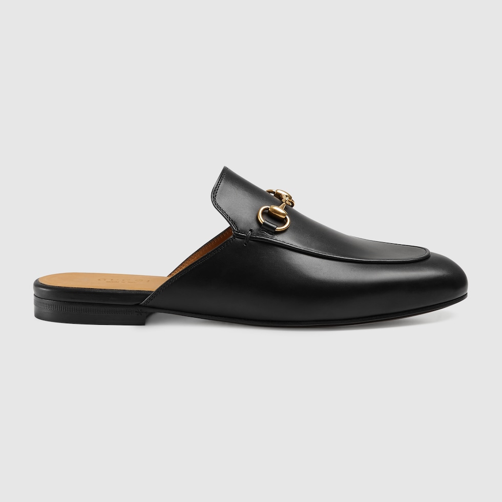 Gucci women's princetown leather mules on sale