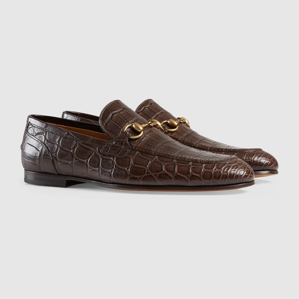 Zapatos gucci piel de cocodrilo 2025