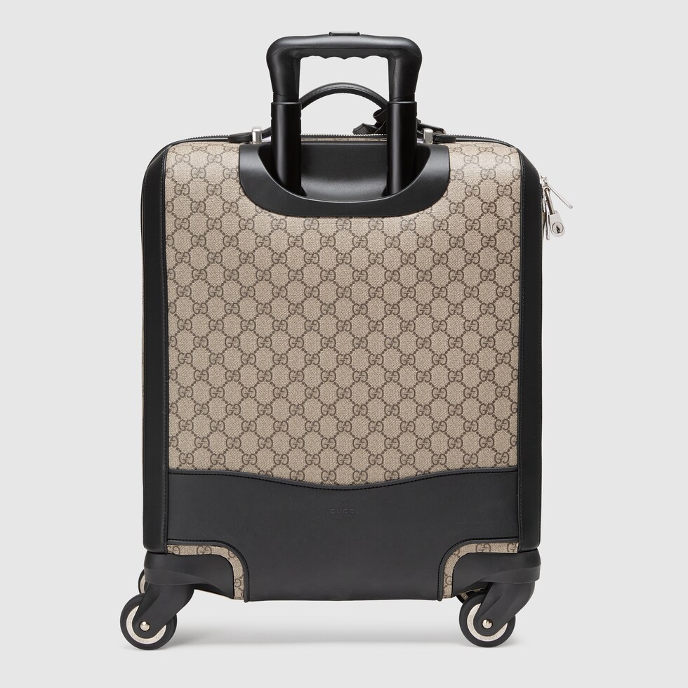 Beige GG Canvas GG Supreme carry-on | GUCCIÂ® US