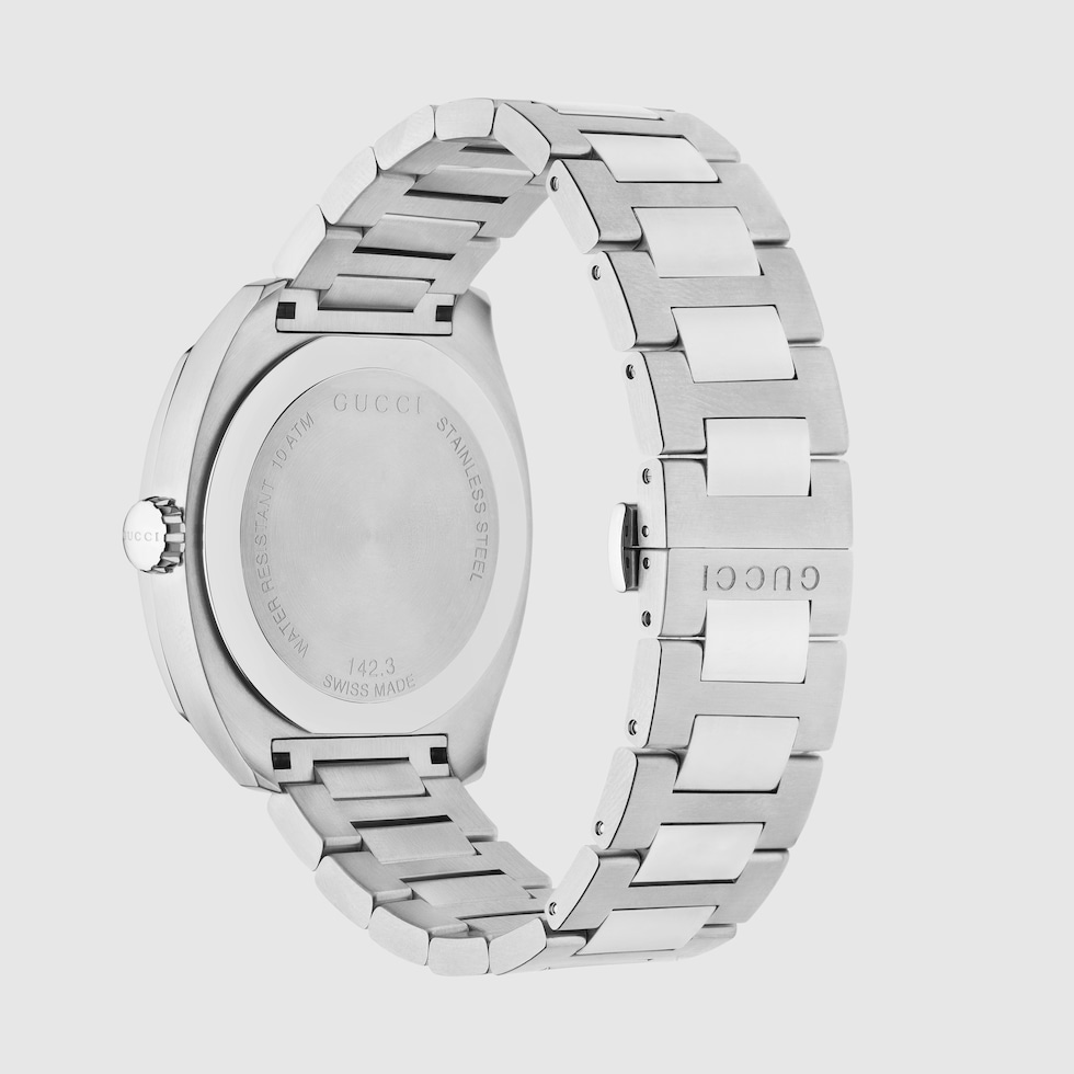Steel GG2570 Watch 41mm With Dark Blue Sunbrushed Dial GUCCI Australia
