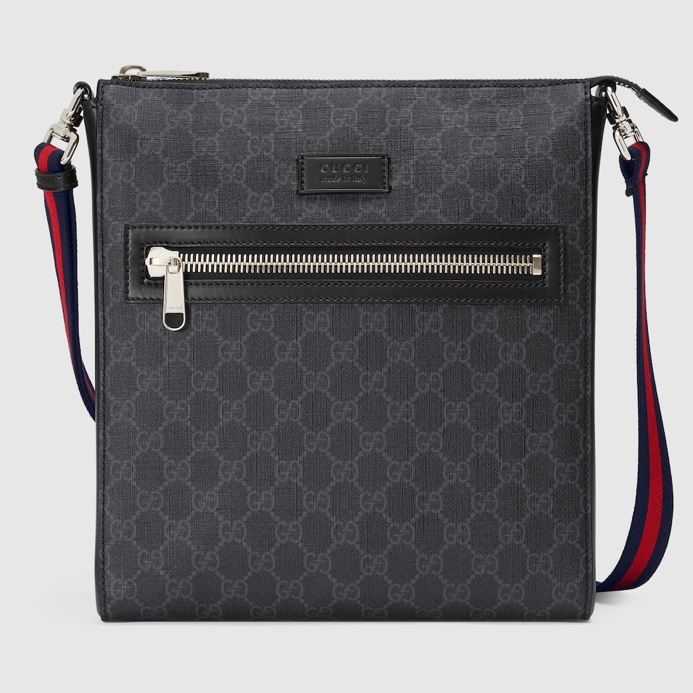 GG Supreme Square Black Messenger | GUCCI® Canada