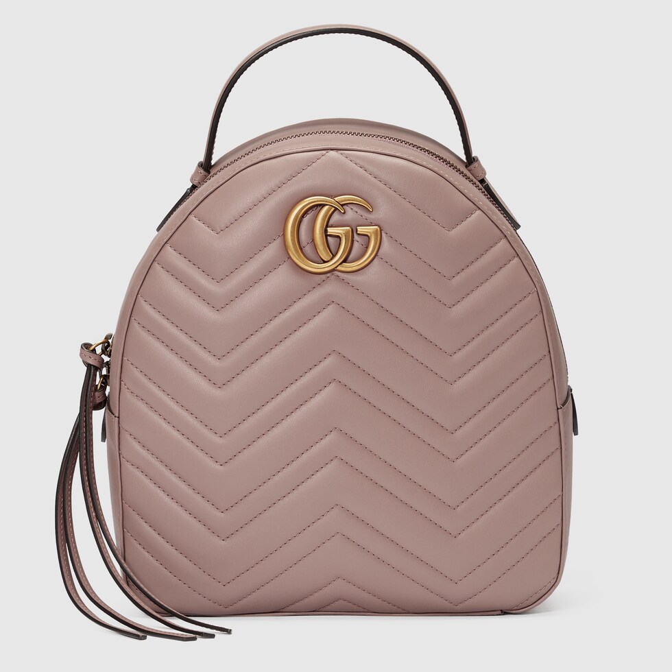 gucci marmont pink backpack