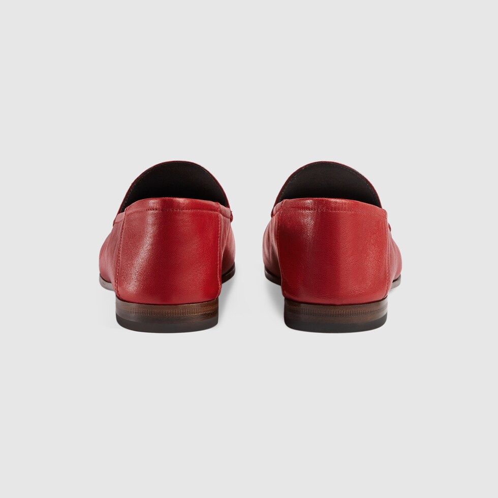 red loafers gucci