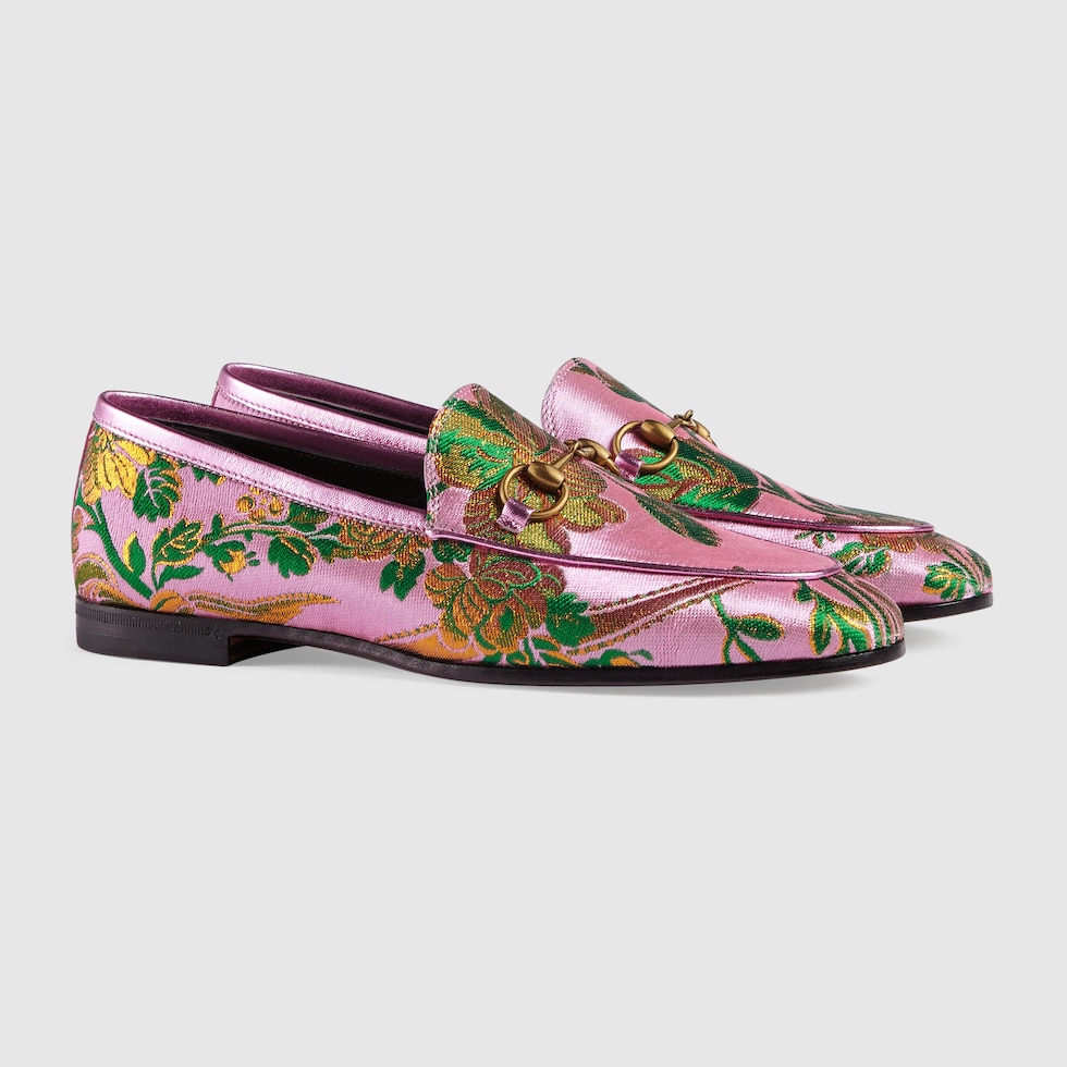 Gucci flower loafers discount