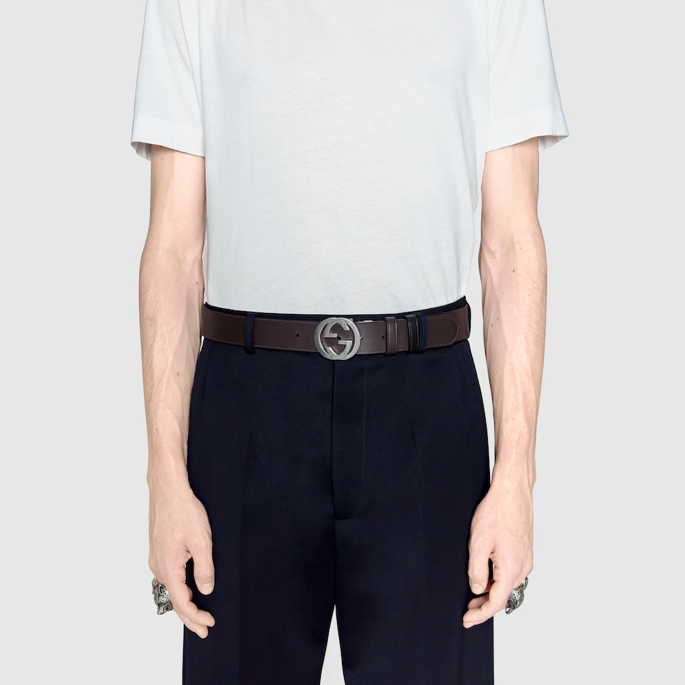 グッチ GUCCI 473030 CWCWN ベルト メンズ リバーシブル ダブルG