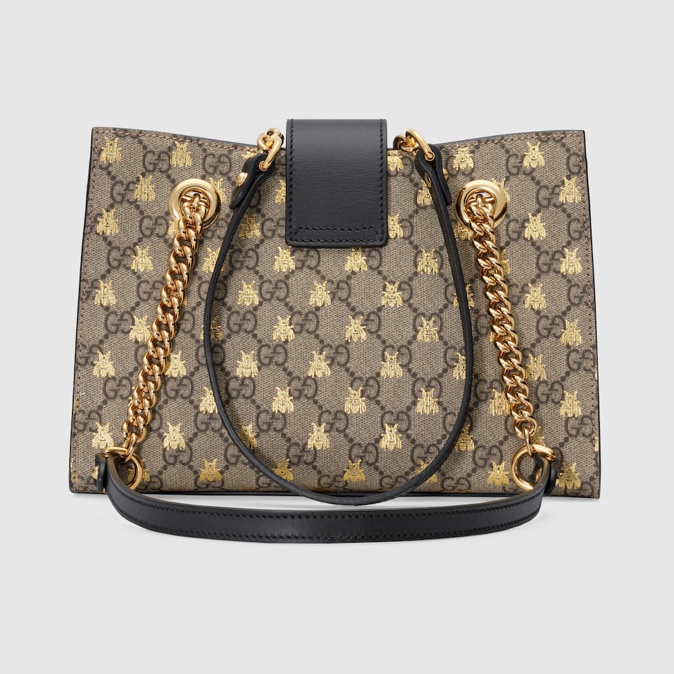 Sac a epaule Padlock petite taille en toile Supreme GG GUCCI FR
