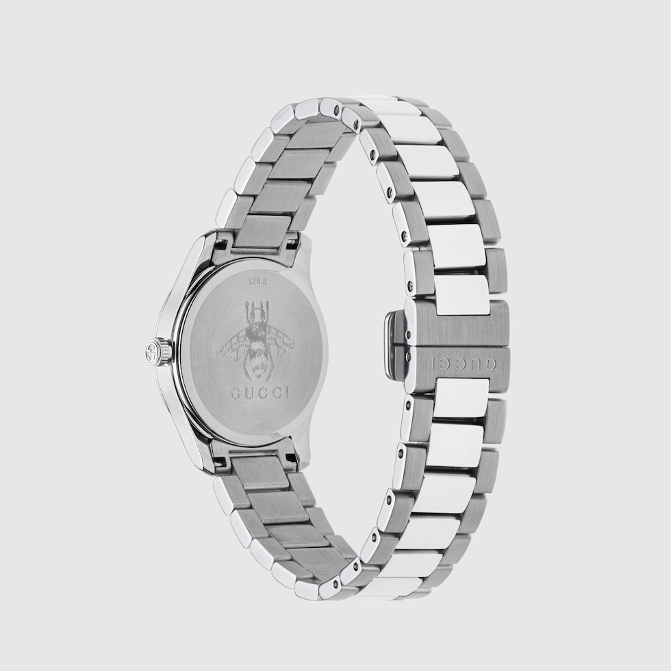 G-Timeless Uhr, 27 mm in Edelstahl | GUCCI® DE 