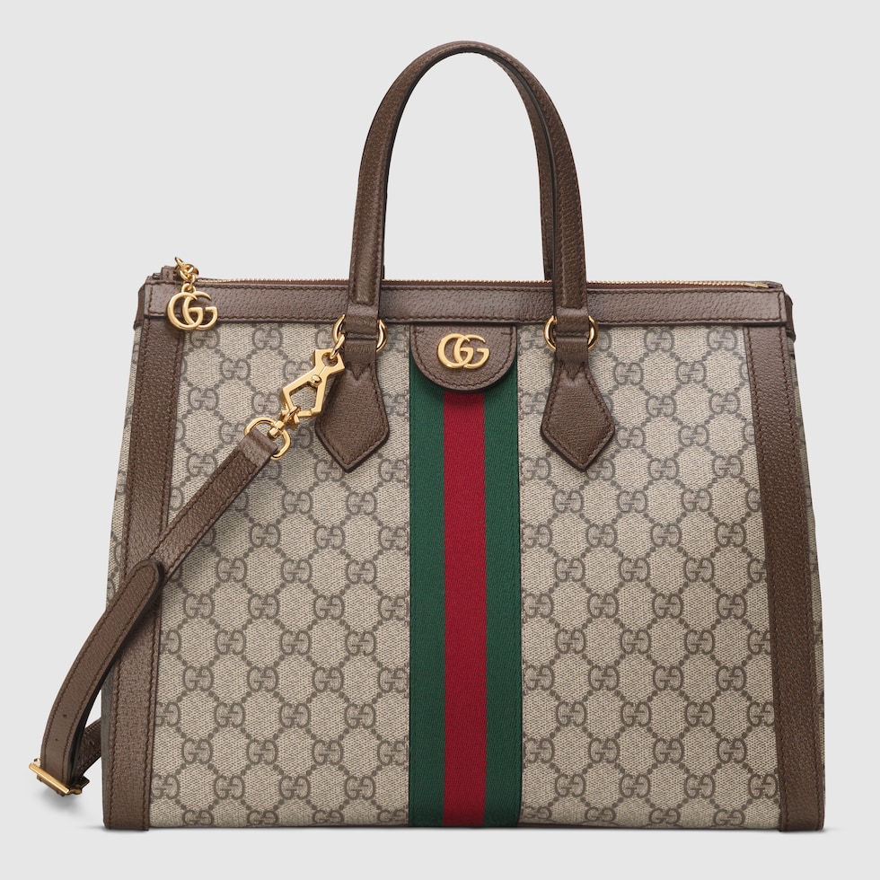 芸能人愛用 J451☆GUCCI オールドグッチ 長方形トートバッグ 1/17☆A 