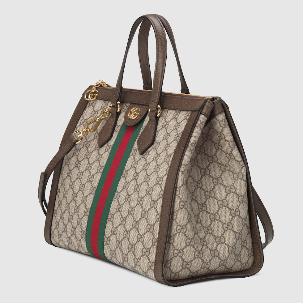 グッチ GUCCI GGスプリーム シェリーライン ミディアム トートバッグ