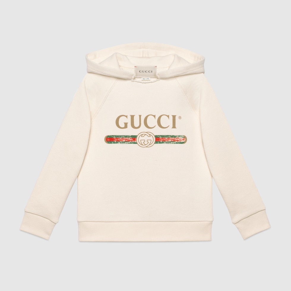 チルドレンズ〕オンライン限定 GUCCI ロゴ スウェットシャツ