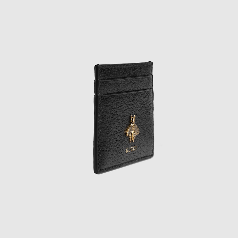 限定販売】 GUCCI◇カードケース/レザー/ブラック/メンズ/523685・0416 