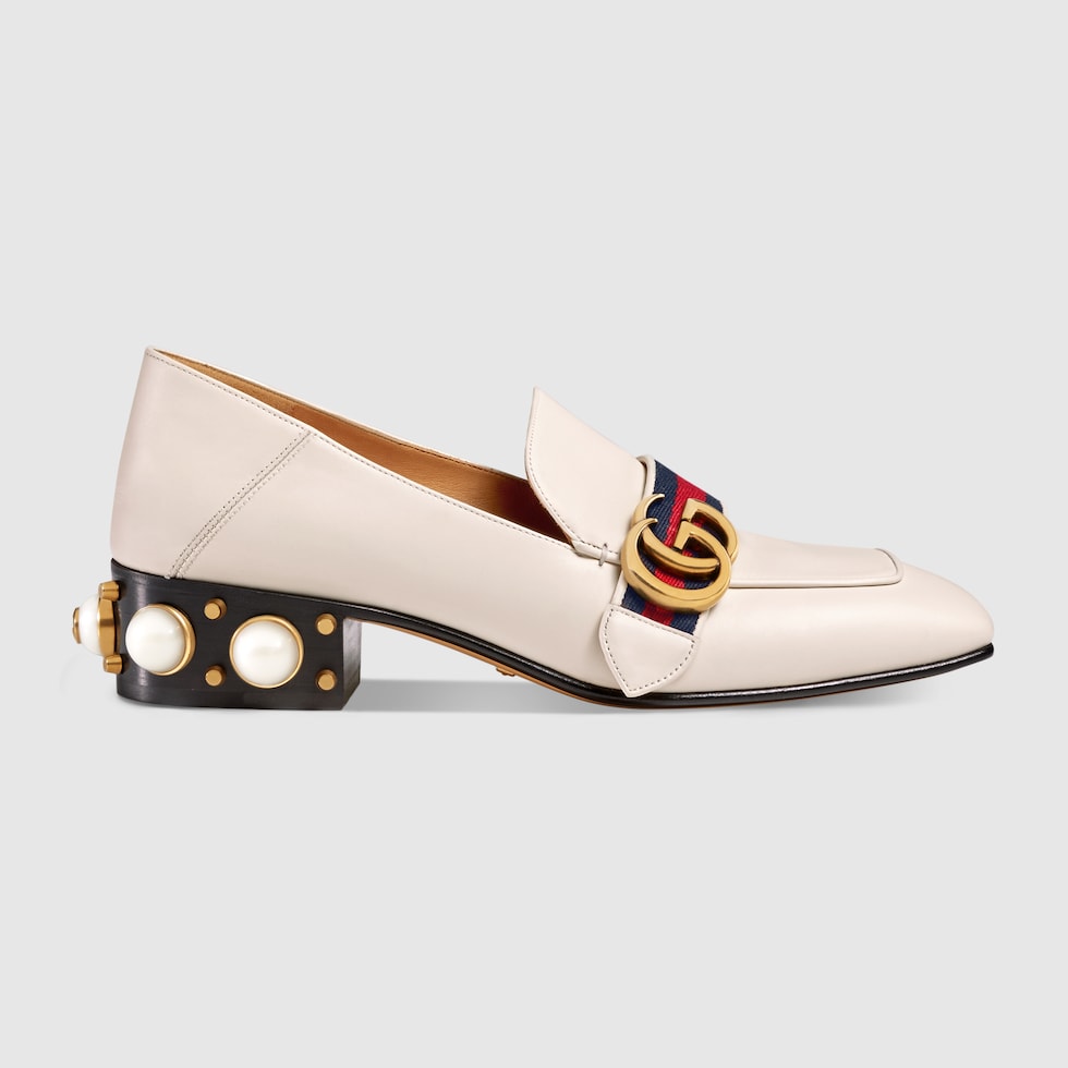 gucci loafer white