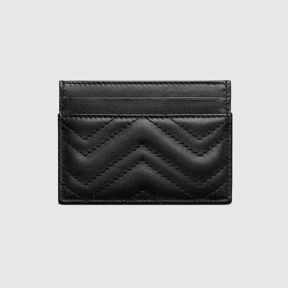 ダブルG カードケースブラック レザー | GUCCI公式 ダブルG カードケースブラック レザー | GUCCI公式