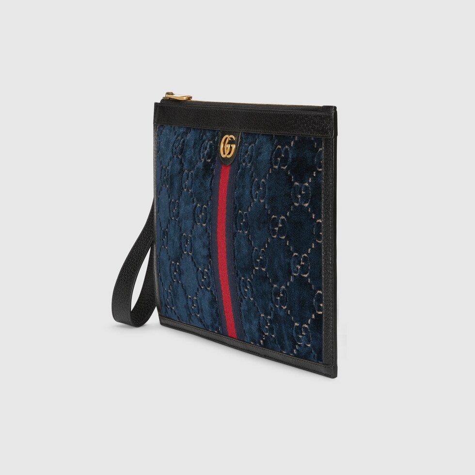 gucci pouch blue