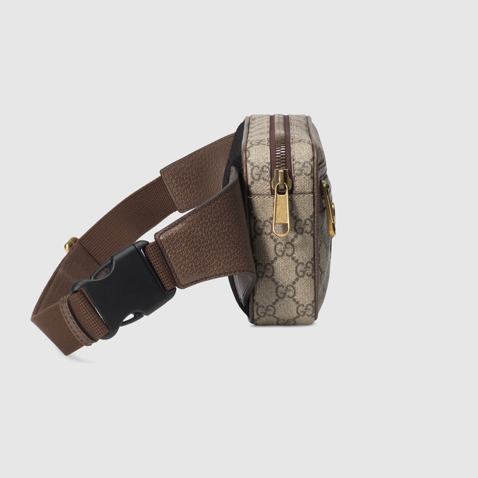 GG Supreme Canvas Belt Bag in Brown - Gucci