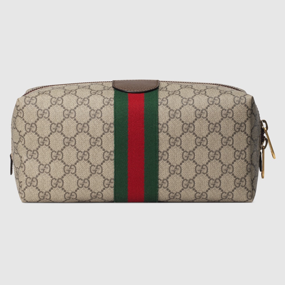 กระเป๋า Ophidia GG toiletry case inผ้า GG Supreme อ่อนนุ่ม GUCCI® TH