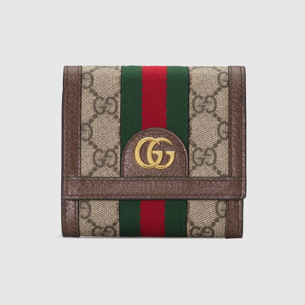 GUCCI 二つ折り財布 GGマーモントオフディア シェリーライン グッチ 