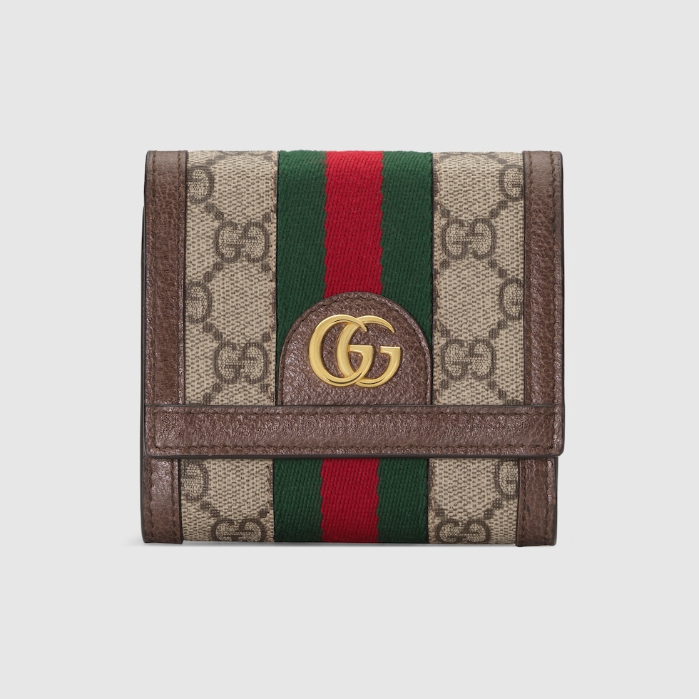 Ophidia card case wallet in GG Supreme | GUCCI® NZ