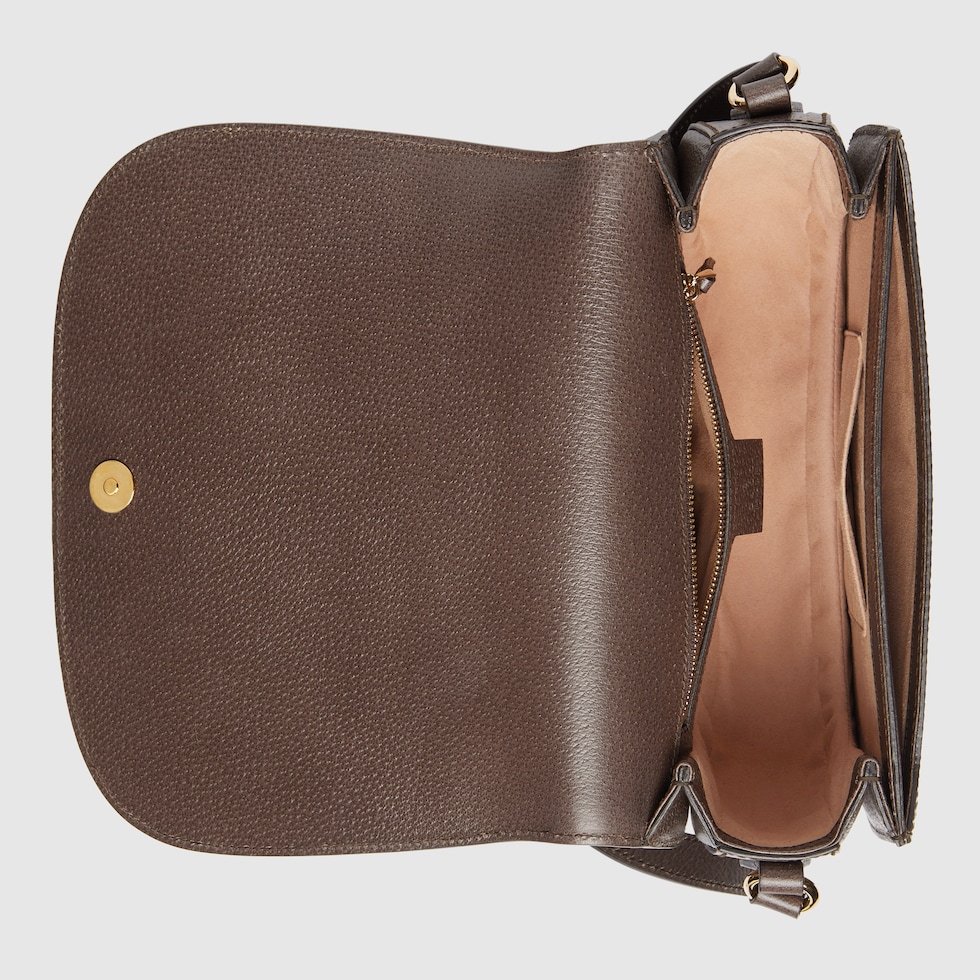 GG Supreme Ophidia Small Beige Ebony Shoulder Bag GUCCI MX